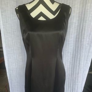Peter Nygard black Satin dress. Size 10